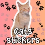 cats stickers android application logo